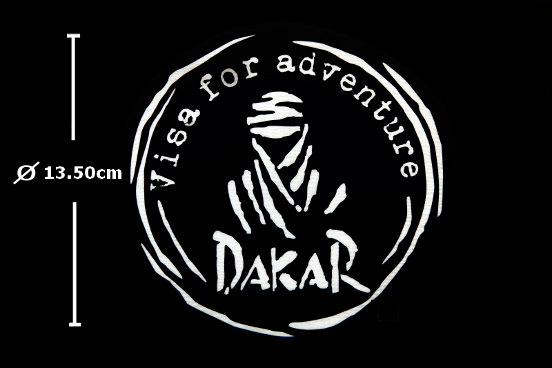 Dakar "Visa" decal white