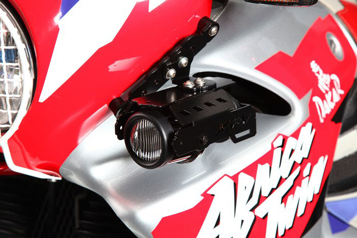 Fog lights kit with mounting brackets for Honda XRV750 Africa Twin '93-'00