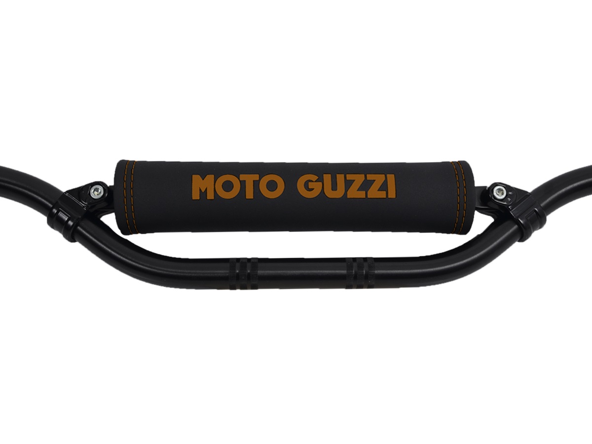 Moto Guzzi crossbar pad (gold logo)