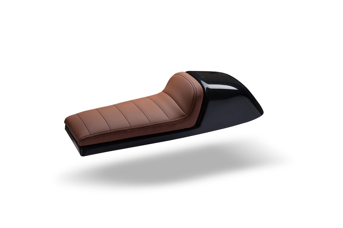 "T Classic" Universal Cafe Racer seat (brown)