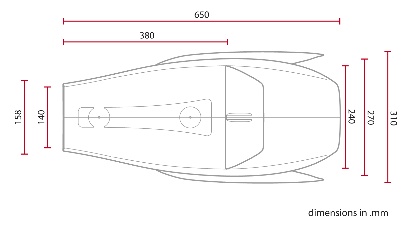 "F-Racer" Universal Flat Track seat (black)