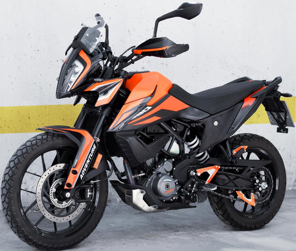 Tappo di protezione scarico GPK compatibile con KTM 125 / 250 / 390 Adventure 2020-2024 | Moto