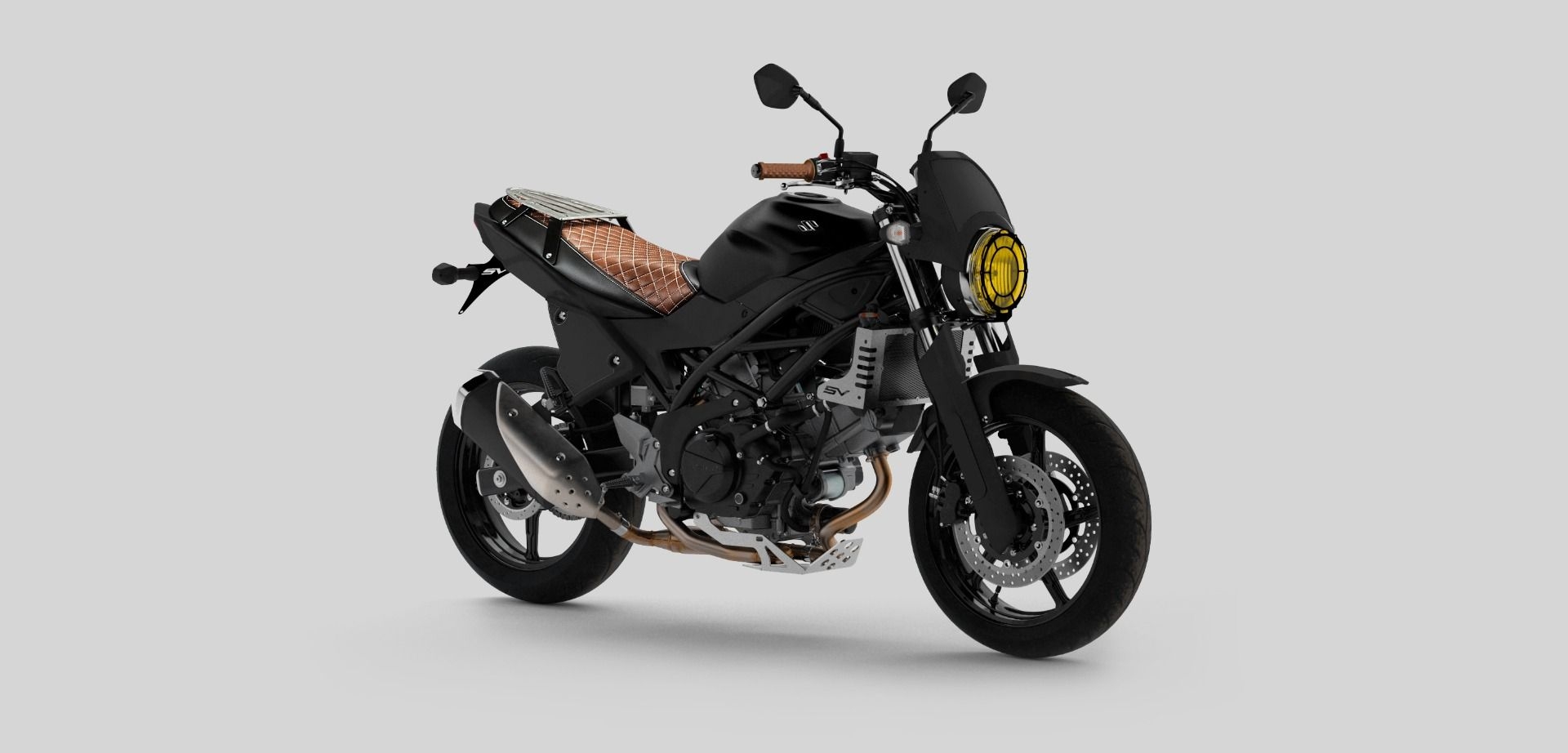 Motorcycle Accessories Scrambler / Cafe Racer luggage rack for Suzuki