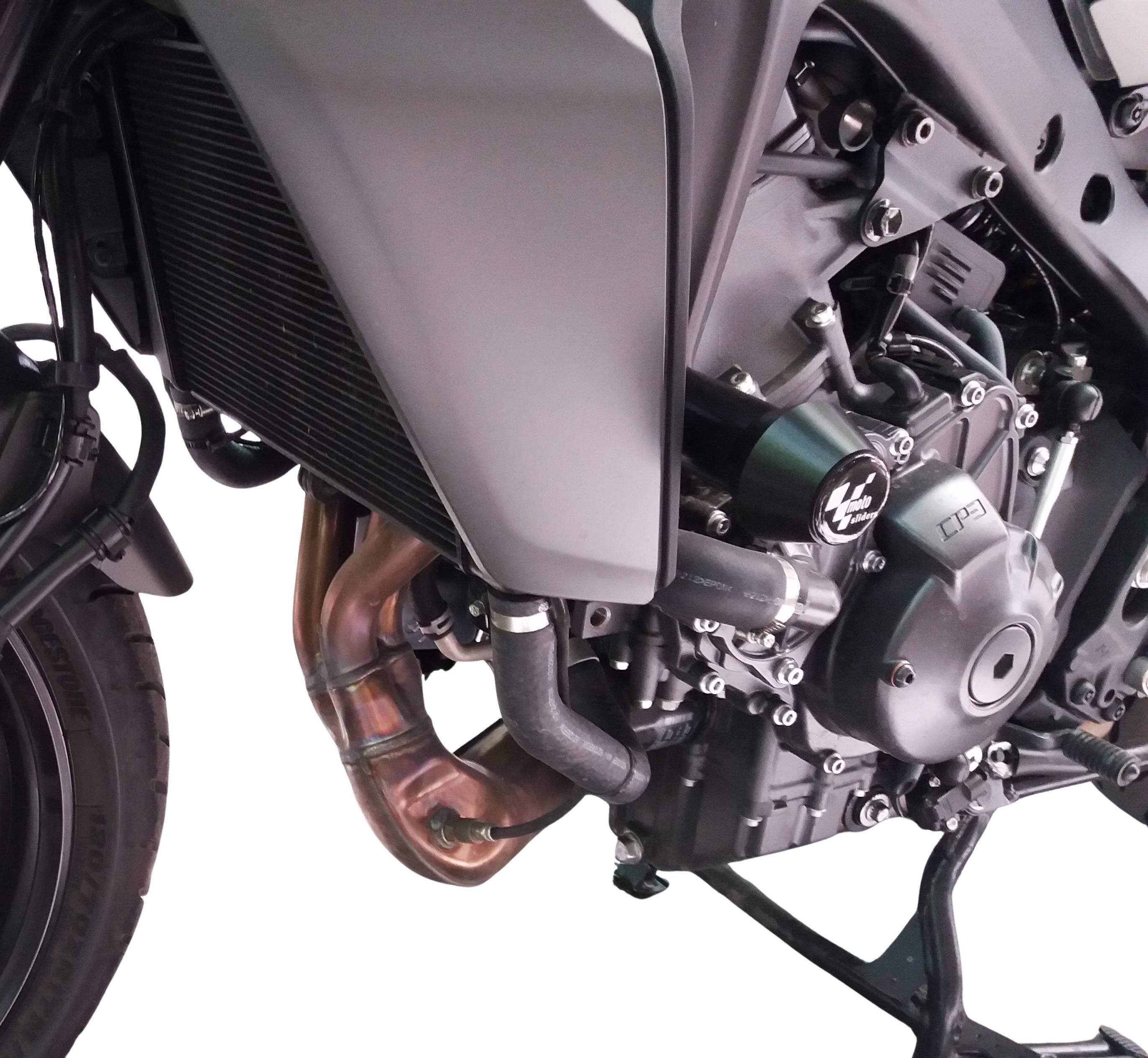 Per YAMAHA TRACER900/GT TRACER 900 GT Moto Parafango Forcella Anteriore Protector Guard Parafango Anteriore Anti-caduta Slider Accessori Cursori Di Cornice Anti-Caduta (Colore : 4