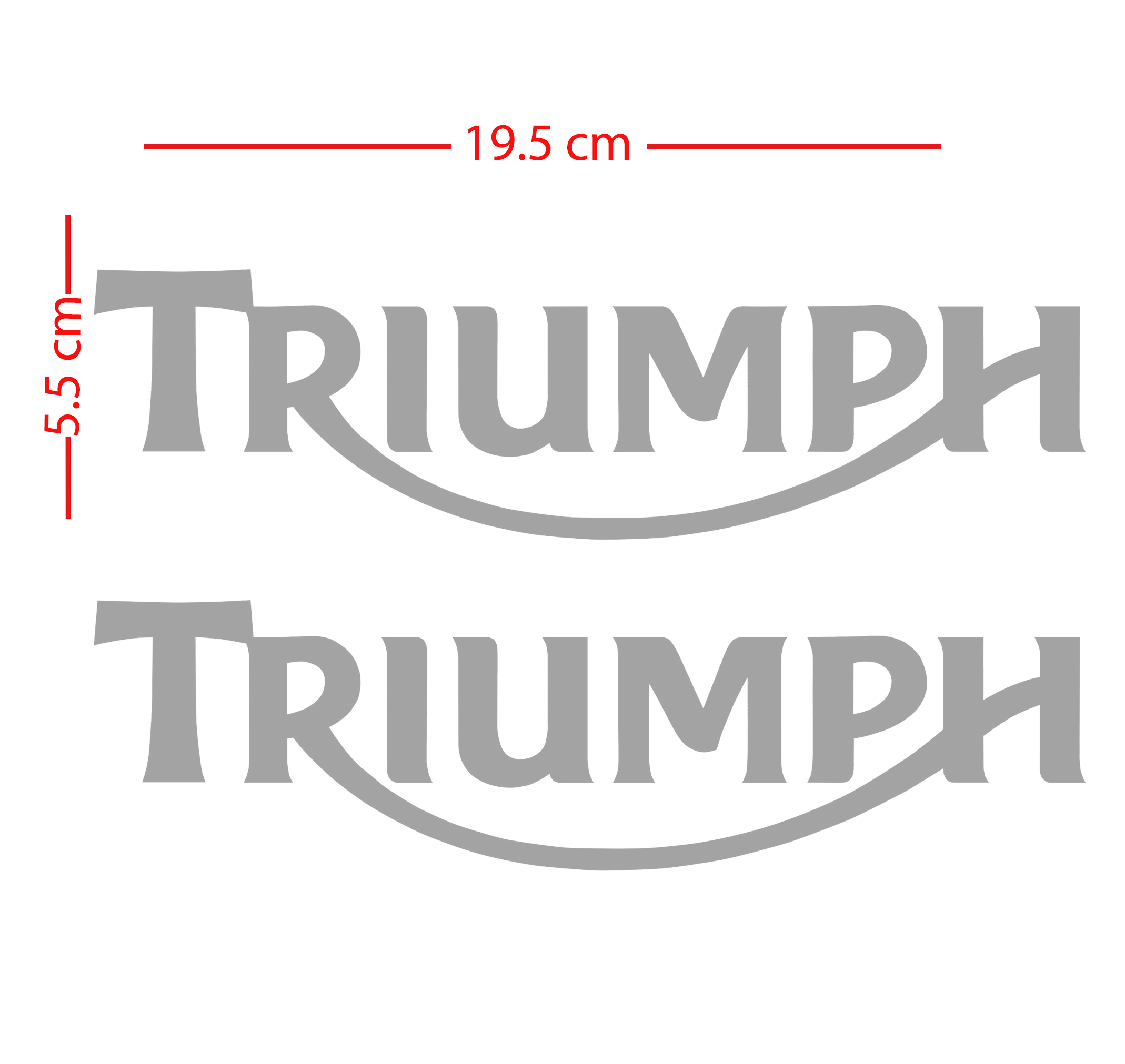 Triumph reservoir stickers