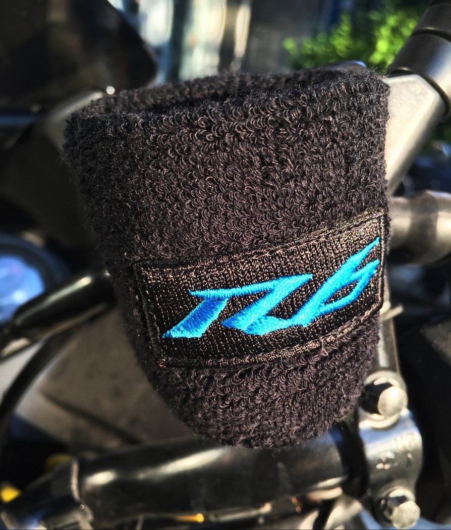 Brake/clutch fluid reservoir sock for YZFR6 (blue)