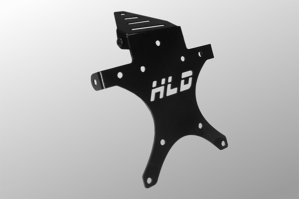 Feather License Plate Frame - Chrome Metal Tag Holder For Cars, Trucks & SUVs