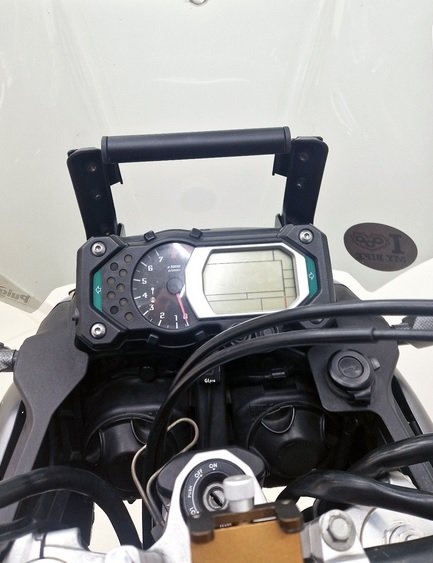 GPS-montageadapter aan stuurklem Montageadapter/GPS-houder/Navi-houder Yamaha Ténéré 700 / World Raid | : Online shop for motorbike accessories
