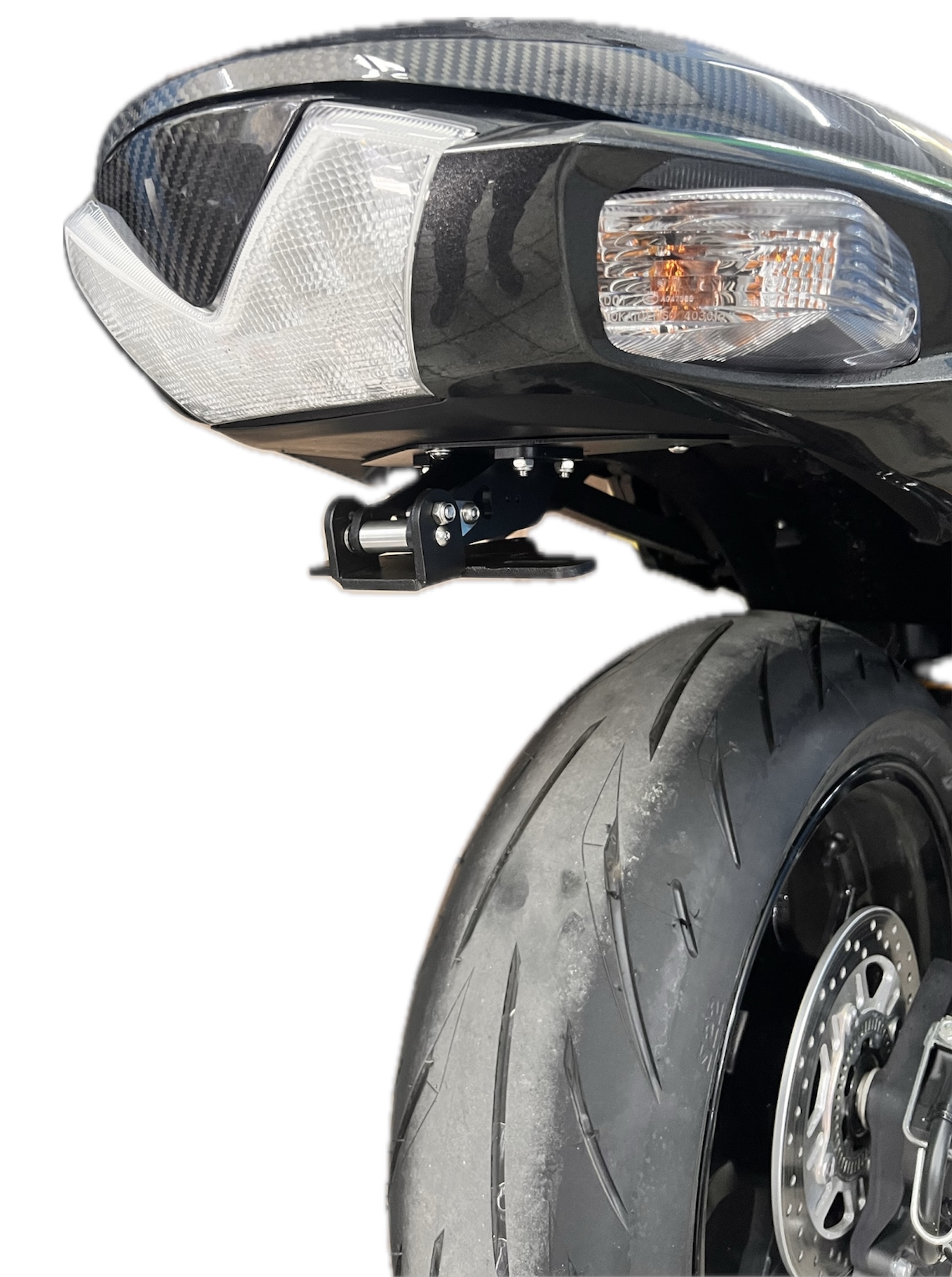 GREF kentekenplaathouder compatibel met Kawasaki ZZR 1400 / ZX-14R
