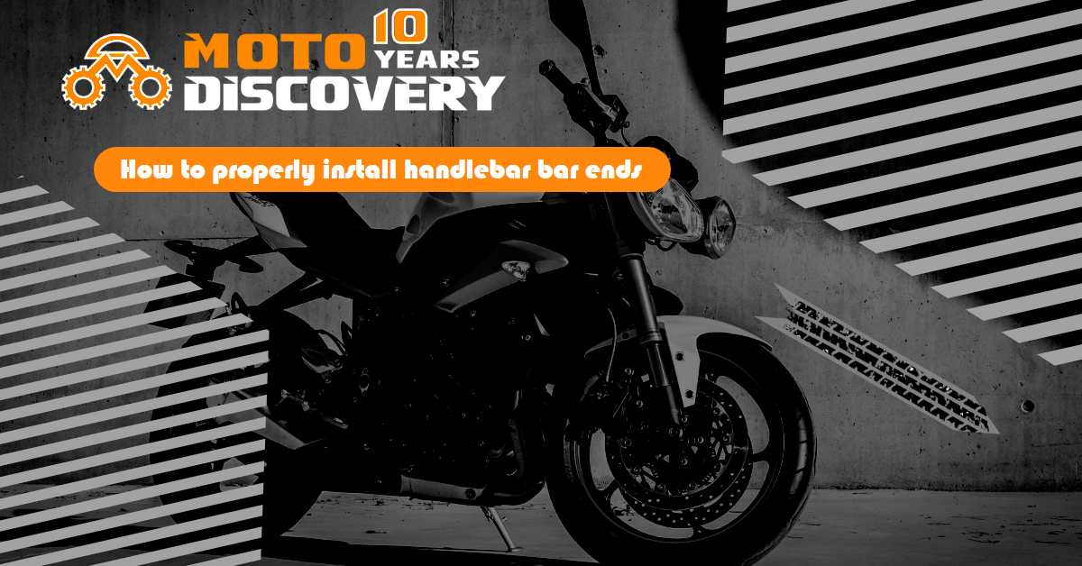 Motorcycle handlebar bar ends and their correct installation depending on the type of handlebar. Learn every detail about installing bar ends.